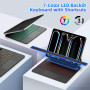 Магнитная клавиатура Bettdow A1901 для iPad с тачпадом и LCD-дисплеем