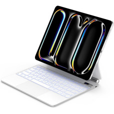Магнитний Чехол клавиатура для iPad Pro 13 M4 M5 с трекпадом и подсветкой