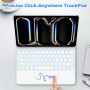 Магнитний Чехол клавиатура для iPad Pro 13 M4 M5 с трекпадом и подсветкой