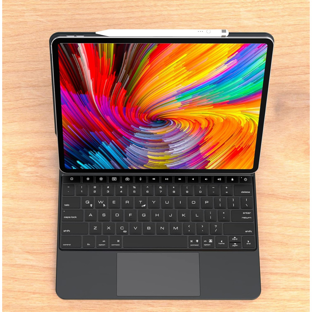 Клавиатура Sikai для iPad Pro 12,9 дюйма, с тачпадом, оборот на 360 градусов