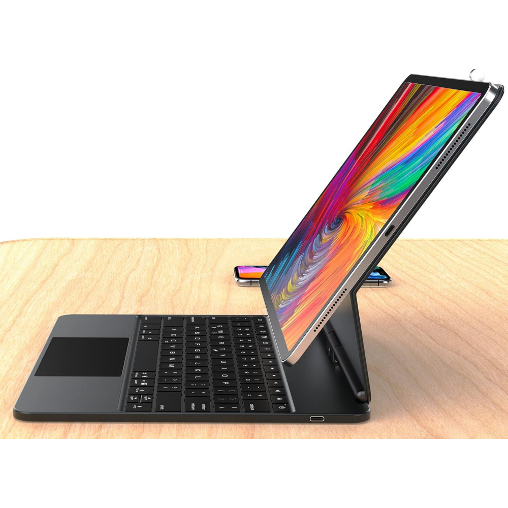 Клавиатура Sikai для iPad Pro 12,9 дюйма, с тачпадом, оборот на 360 градусов