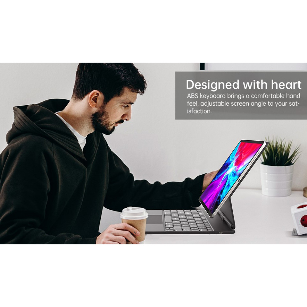 Клавиатура Sikai для iPad Pro 12,9 дюйма, с тачпадом, оборот на 360 градусов