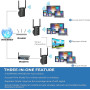 Wi Fi репітер Aigital WN532 300 Мбіт/с 2 4 ГГц з Ethernet портами