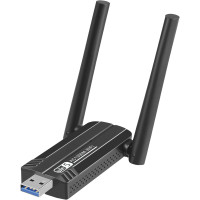 USB Wi-Fi адаптер CACVEHIIE 1300Mbps 2x5dBi антенны