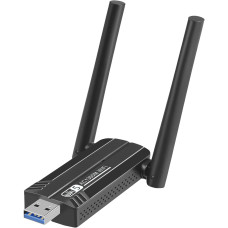 USB Wi-Fi адаптер CACVEHIIE 1300Mbps 2x5dBi антенны