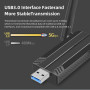 USB Wi-Fi адаптер CACVEHIIE 1300Mbps 2×5dBi антени