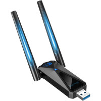 Мережевий Wi-Fi 6E адаптер ElecMoga AX5400 для ПК