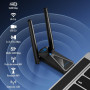 Мережевий Wi-Fi 6E адаптер ElecMoga AX5400 для ПК