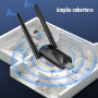 Мережевий Wi-Fi 6E адаптер ElecMoga AX5400 для ПК