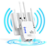 Усилитель WiFi сигнала TGDLLF Dual Band 2 4G 5G до 800 м² с Ethernet портом