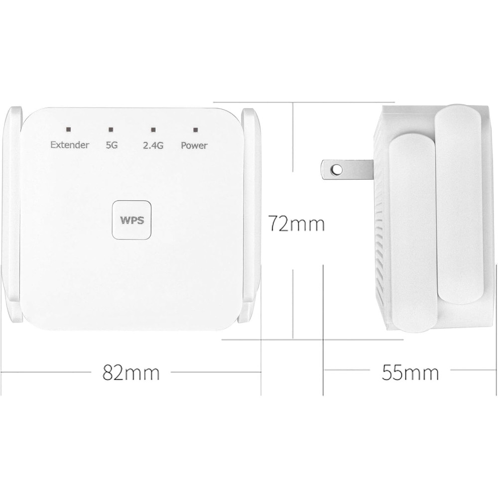 WiFi усилитель сигнала FYNBOON 1200Mbps Dual Band 2 4/5GHz с Ethernet портом