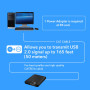 Расширитель USB сигнала OREI USB-EX165-K через кабель Ethernet до 50 м 