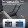 Wi-Fi Bluetooth 5 0 адаптер USB 1300M 2 4G/5G AC