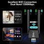 Wi-Fi Bluetooth 5 0 адаптер USB 1300M 2 4G/5G AC