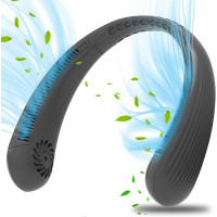 Шейный вентилятор Lightlux с 3 скоростями, 4000 мА·ч, 25 дБ USB-порт для зарядки