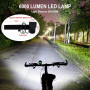 LED Велофара аккумуляторная WASAGA 6000LM IPX6