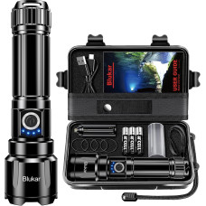 Портативный фонарик Blukar LED Torch 5000 мАh яркий 500000 лм