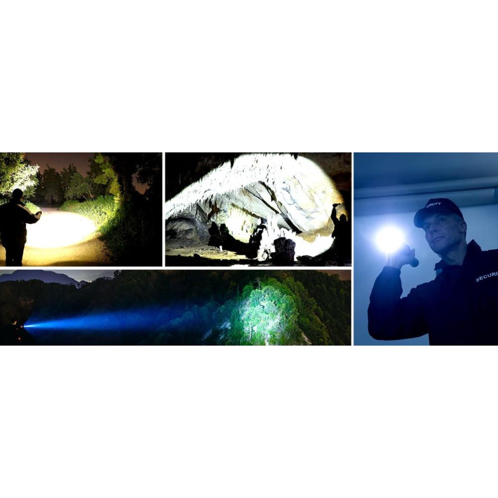 Портативный фонарик Blukar LED Torch 5000 мАh яркий 500000 лм