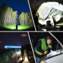 Портативный фонарик Blukar LED Torch 5000 мАh яркий 500000 лм