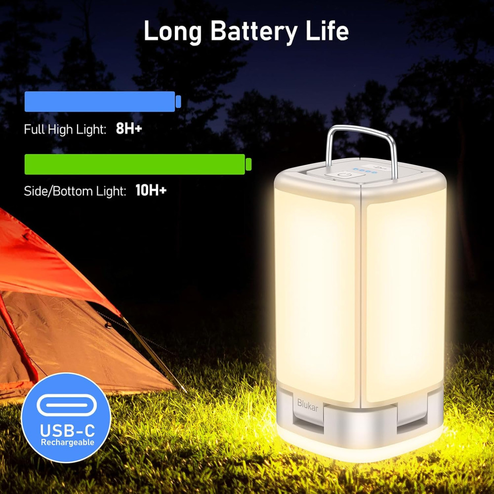 Кемпинговый LED фонарь Blukar 2000LM аккумуляторный 7 режимов