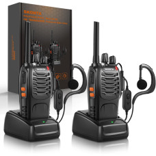 Рации Skonta BF-88E комплект 2 шт. 16 каналов PMR 446 аккумулятор 1500 mAh