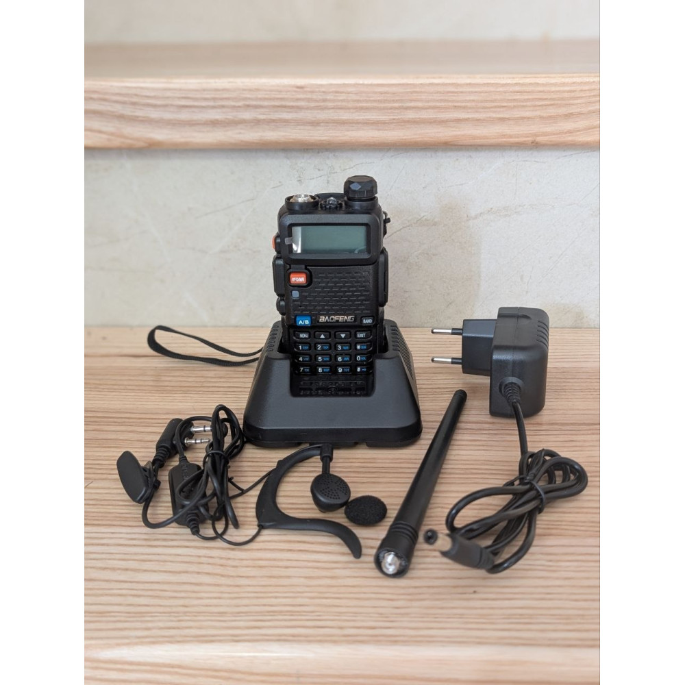 Акумуляторна рація Baofeng VHF/UHF двохдіапазонна 128 каналів 
