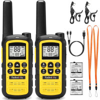 Портативные аккумуляторные рации Radioddity PR-T6 PMR446 16 каналов USB-C 2 шт