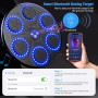 Уцінка! Боксерський тренажер OUNAN настінний з Bluetooth та LED-підсвіткою