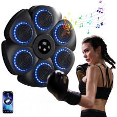 Настенный боксерский тренажер Eznaobo с LED-подсветкой Bluetooth-подключение