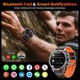 Часы Smart Watch Hwagol звонки/сообщения с двумя комплектами ремешков