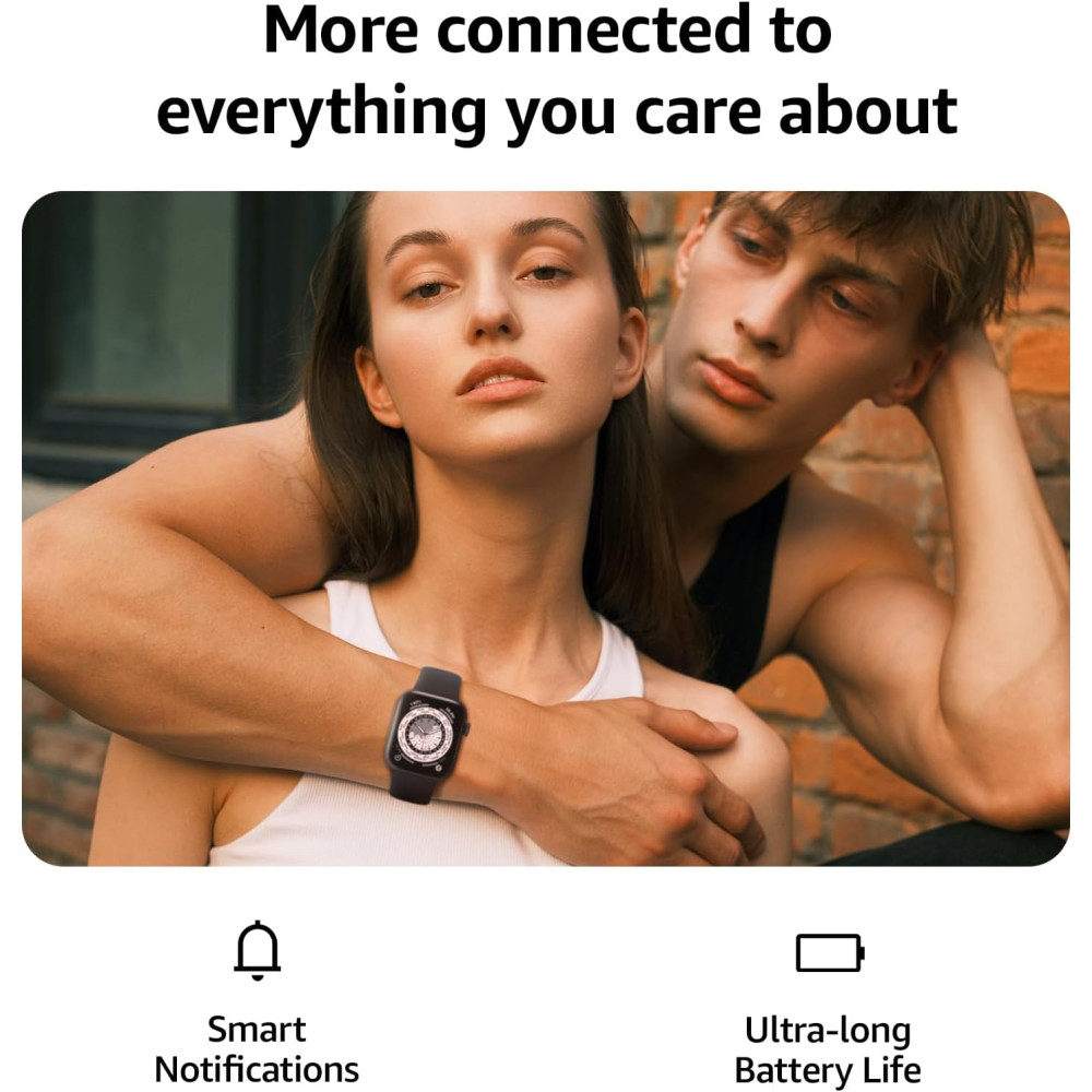 Смарт годинник ‎AcclaFit Р5 для чоловіків і жінок,1,85-дюймовий (Android та IOS)