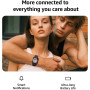 Смарт годинник ‎AcclaFit Р5 для чоловіків і жінок,1,85-дюймовий (Android та IOS)