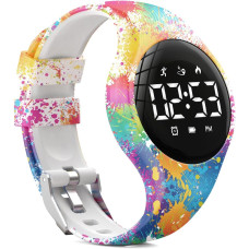 Детский шагомер-часы Focwony LED без Bluetooth IP67