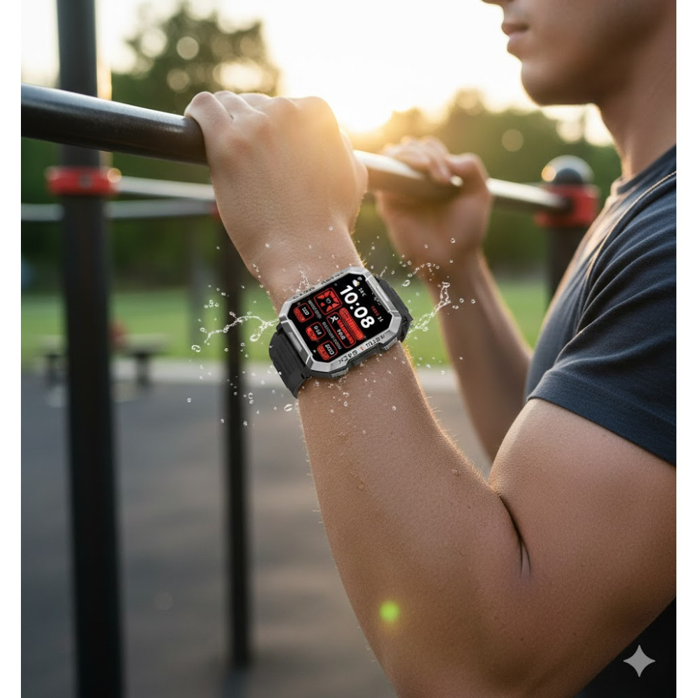 Смарт часы Blackview W60 с фонариком 900 мАh nf Bluetooth-звонки