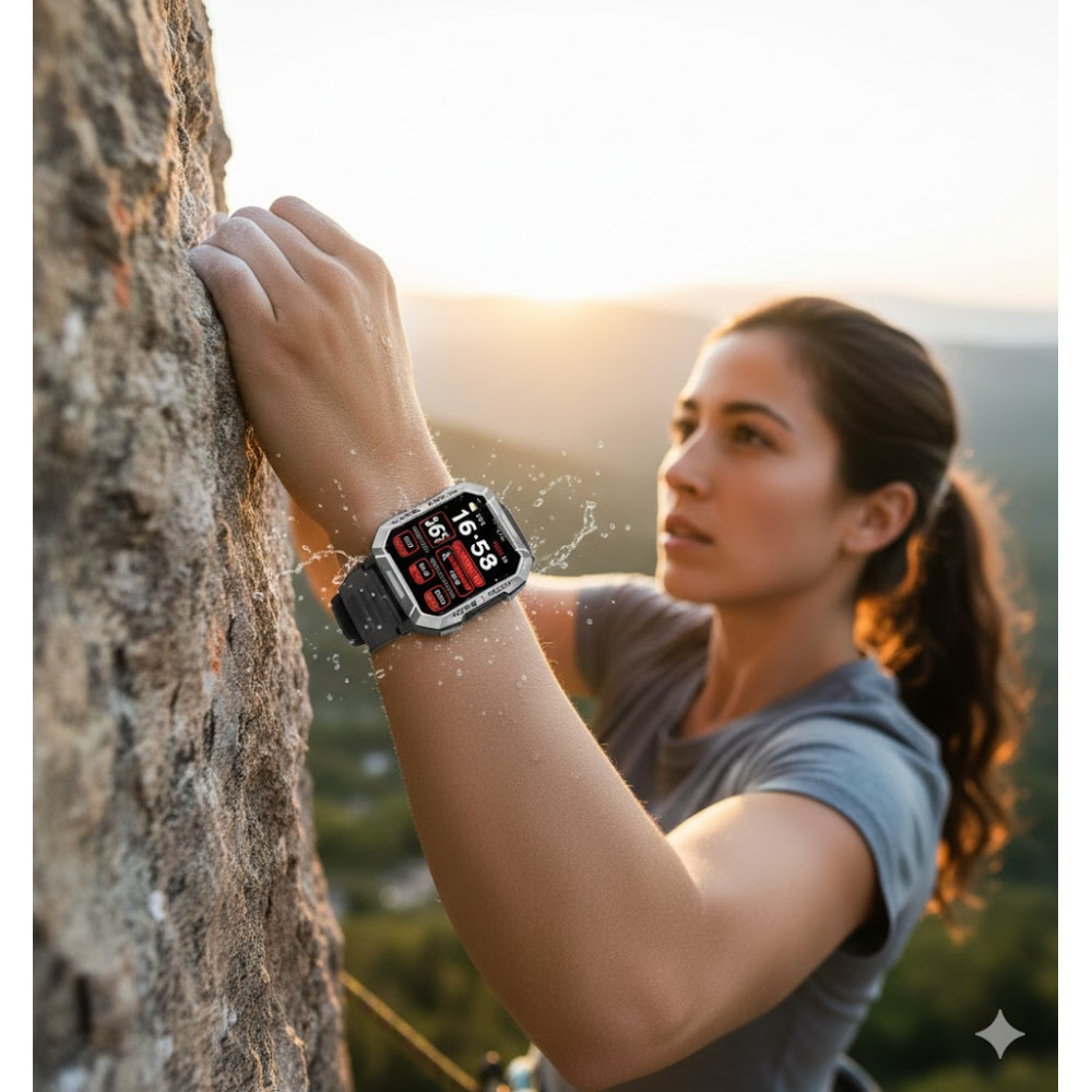 Смарт часы Blackview W60 с фонариком 900 мАh nf Bluetooth-звонки