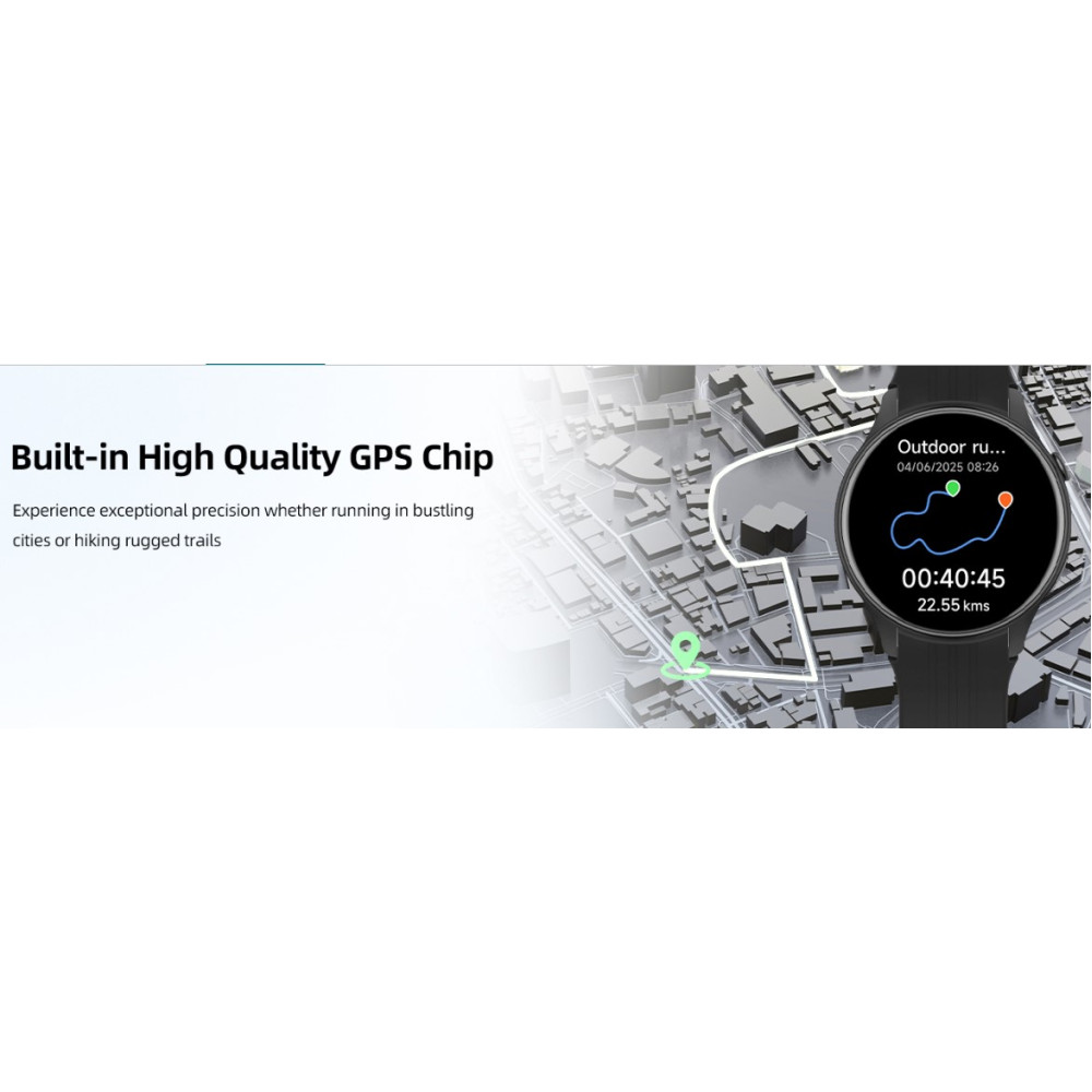Смарт годинник Parsonver з вбудованим GPS та Bluetooth-дзвінками IP68