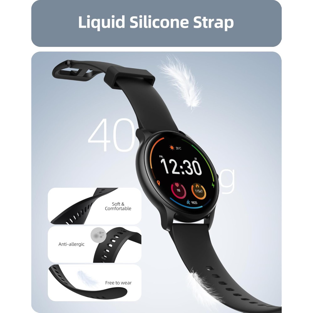 Смарт годинник Parsonver SR1 Bluetooth дзвінки IP68 пульс SpO2