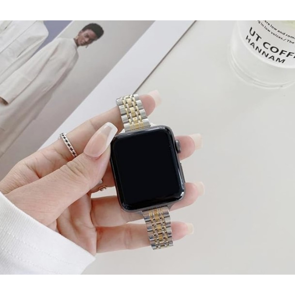 Металлический ремешок Baozai для Apple Watch нержавеющая сталь
