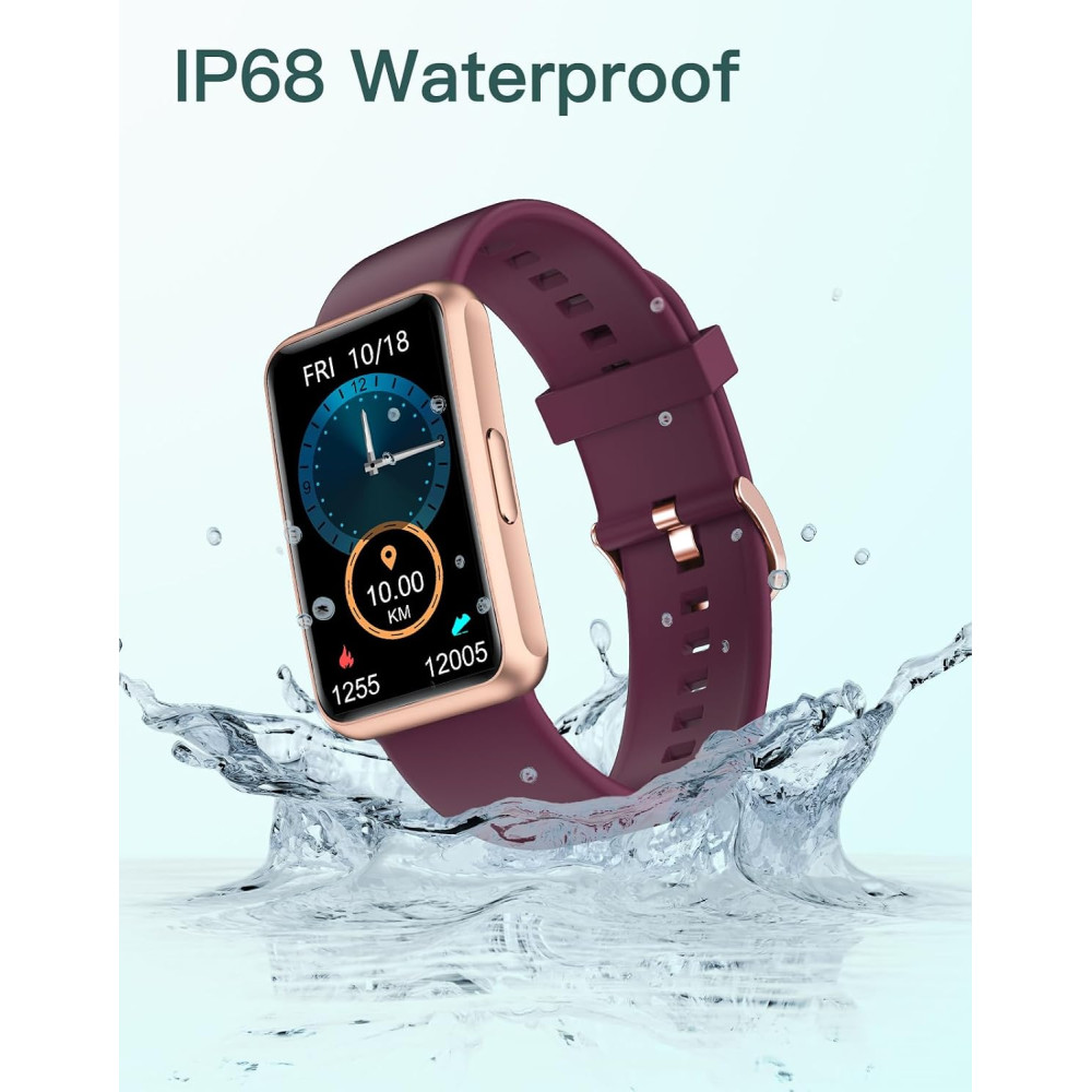 Фитнес-часы HUAKUA S2 с шагомером IP68