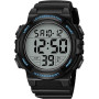 Мужские цифровые часы BOMIEUX 04 Blue спортивные тактические с подсветкой