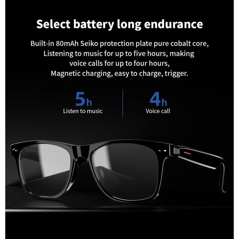 Умные очки E13 Bluetooth Audio Smart Glasses с сенсорным управлением