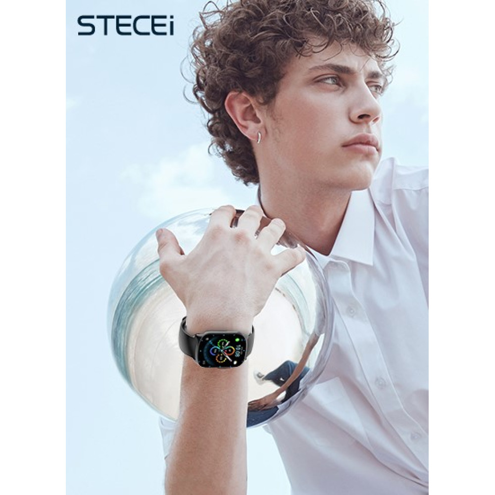 Розумний годинник STECEi S68 з HD вигнутим екраном та Bluetooth дзвінками