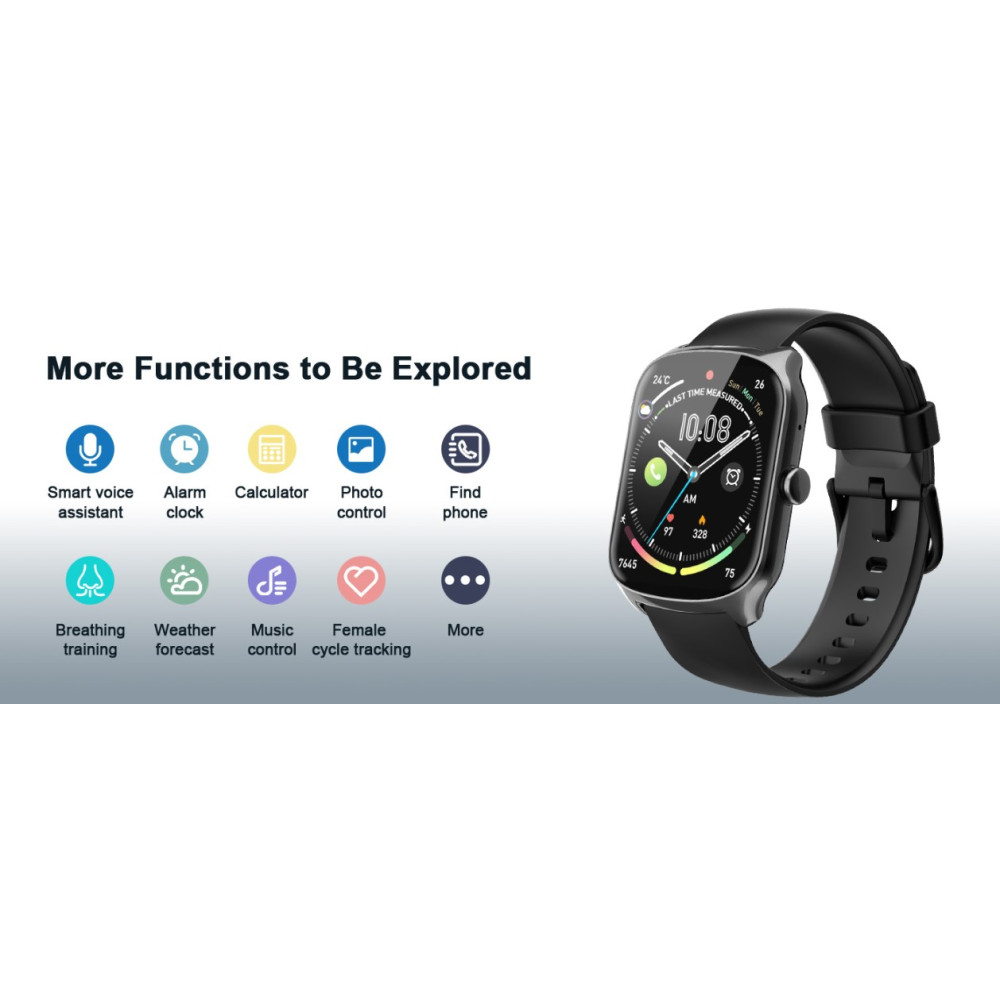Розумний годинник STECEi S68 з HD вигнутим екраном та Bluetooth дзвінками