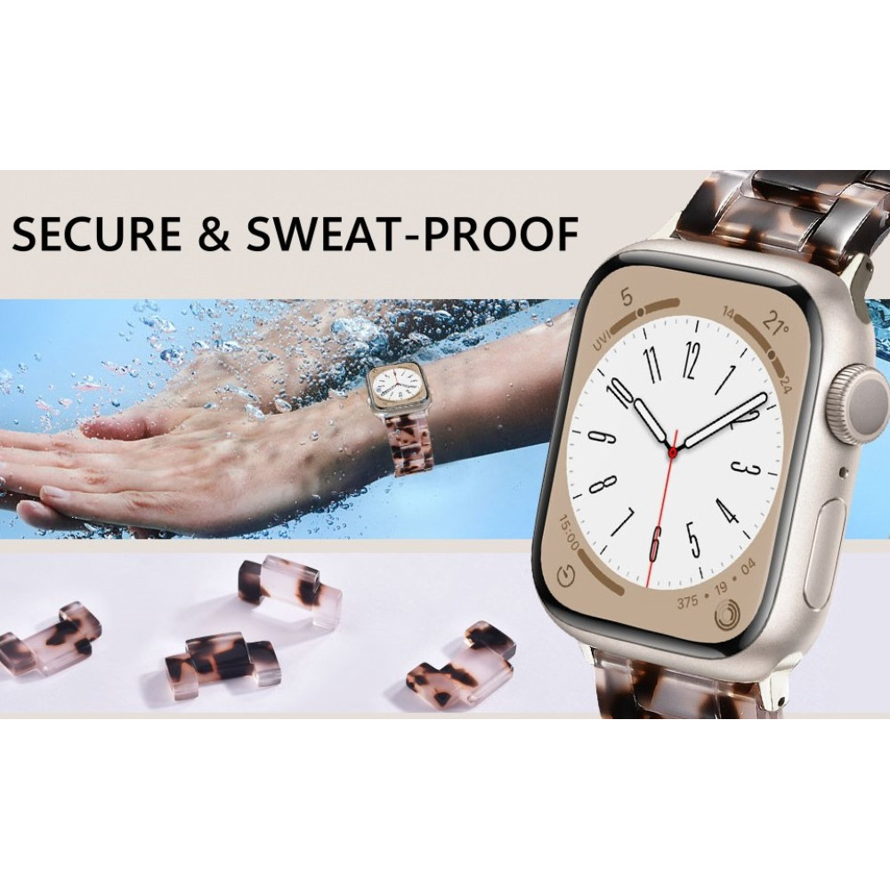 Ремешок V-MORO из эпоксидной смоли для Apple Watch 20 мм