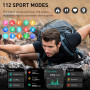 Смарт-часы Motast 1,96-дюймовые, водонепроницаемые смарт-часы IP68 для Android и iOS