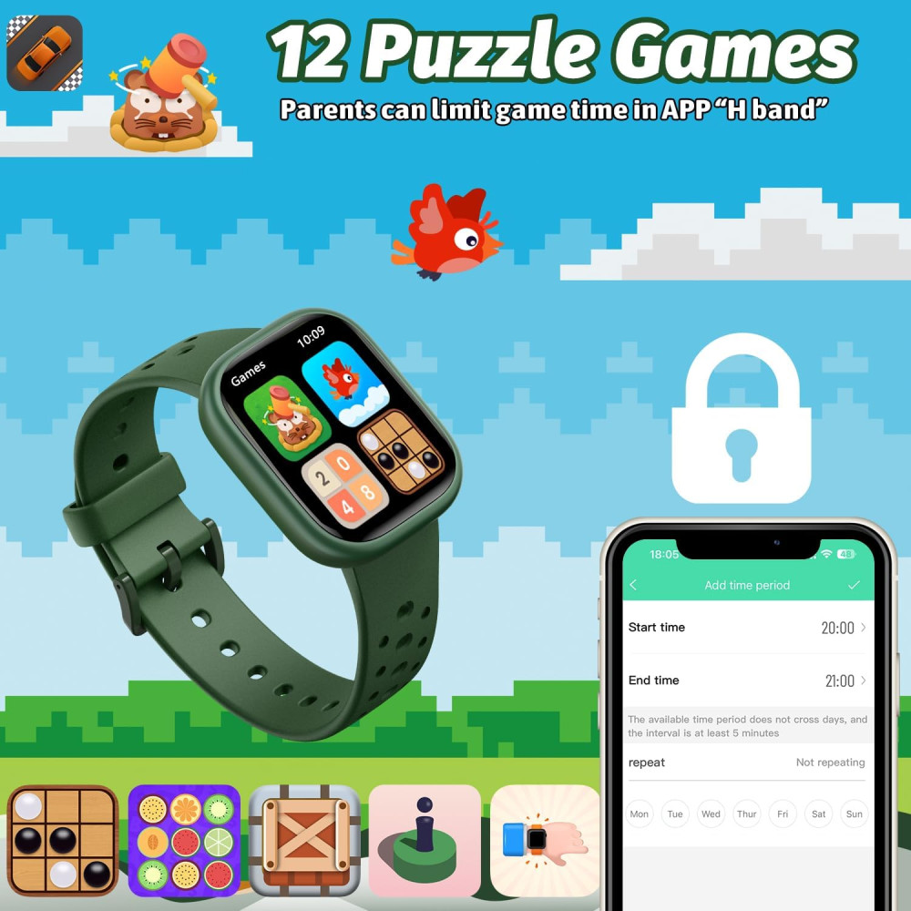 Детские смарт часы Meoonley W79 для детей 6+