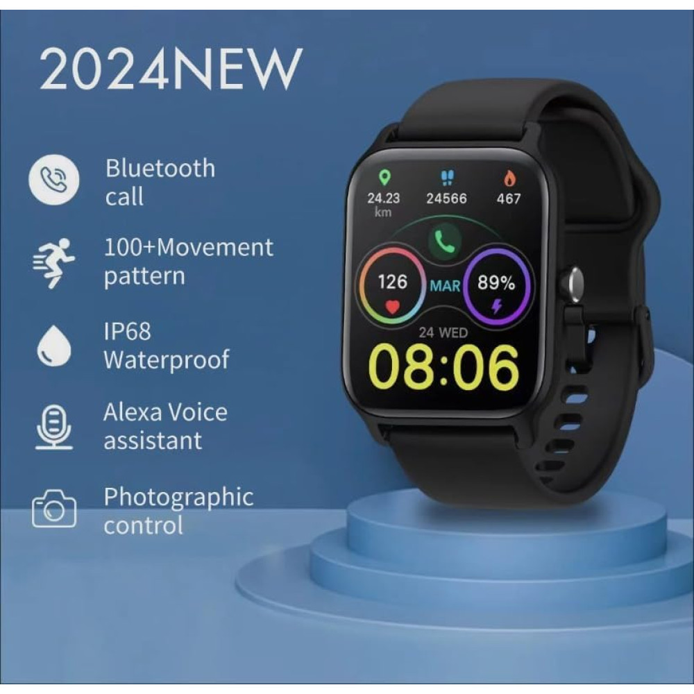Смарт часы XINDADA IDW13 с Bluetooth звонками и Alexa