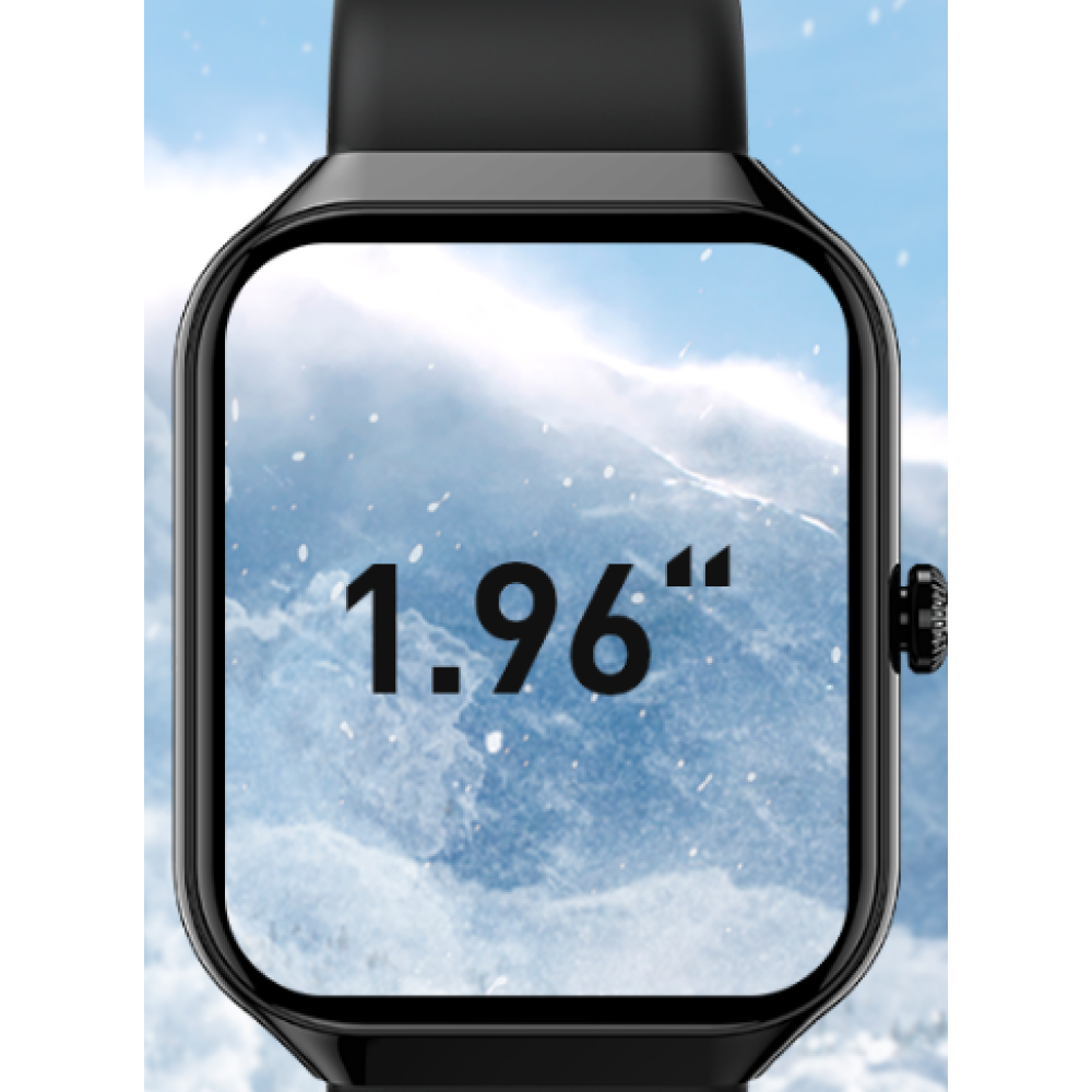 Смарт-часы Motast 1,96-дюймовые, водонепроницаемые смарт-часы IP68 для Android и iOS
