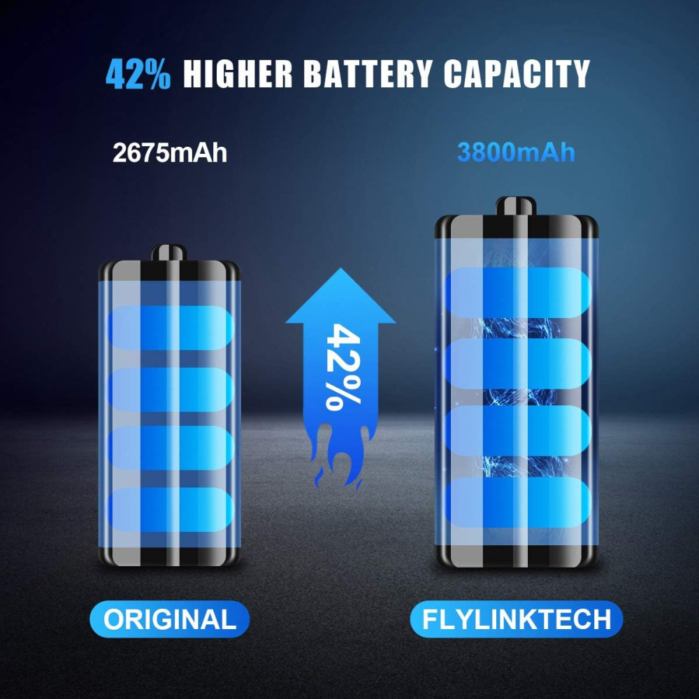 Акумулятор для iPhone 8 Plus FLYLINKTECH 3800mAh комплект з інструментами