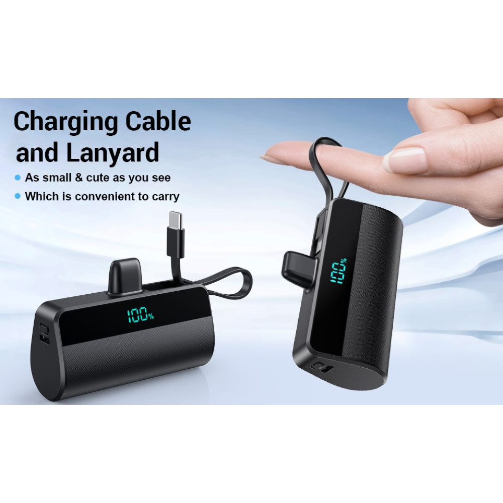 Power Bank Повербанк iPosible, 5500 мАч с портом USB-C, 20 Вт